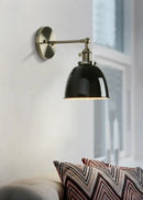 GobekUsa Industrial Black Wall Sconce 6.5'' Modern Stair Light Fixtures
