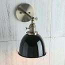 GobekUsa Industrial Black Wall Sconce 6.5'' Modern Stair Light Fixtures