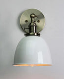 GobekUsa Industrial Black Wall Sconce 6.5'' Modern Stair Light Fixtures