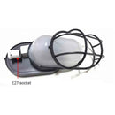 GobekUsa Black Bulkhead Wall Lantern Exterior Wall Light - Security Sconce for Porch & Patio