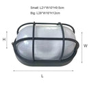 GobekUsa Black Bulkhead Wall Lantern Exterior Wall Light - Security Sconce for Porch & Patio