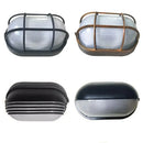 GobekUsa Black Bulkhead Wall Lantern Exterior Wall Light - Security Sconce for Porch & Patio