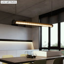 GobekUsa Industrial Black Cage Island Pendant - Tubular Design for Dining Room Ceiling
