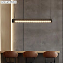 GobekUsa Industrial Black Cage Island Pendant - Tubular Design for Dining Room Ceiling