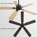 GobekUsa 56-Inch Black Industrial Style Ceiling Fan with Remote Control for Indoor Use