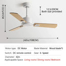 GobekUsa 56-Inch Black Industrial Style Ceiling Fan with Remote Control for Indoor Use