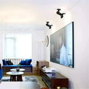 Industrial black ceiling spotlight lamp with adjustable hallway blades by Decorbites