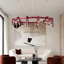 GobekUsa Circular Ring Pendant Lights - LED Chandelier for Home Living Room & Restaurant
