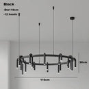 GobekUsa Circular Ring Pendant Lights - LED Chandelier for Home Living Room & Restaurant