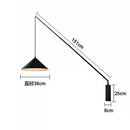 GobekUsa Industrial Fishing Sconce for Kitchen, Dining & Living Room