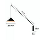 GobekUsa Industrial Fishing Sconce for Kitchen, Dining & Living Room