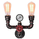 GobekUsa Copper 2-Light Wall Sconces for Bathroom, Hallway, Bar - Steampunk E27 Fixtures