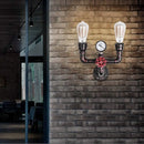 GobekUsa Copper 2-Light Wall Sconces for Bathroom, Hallway, Bar - Steampunk E27 Fixtures