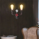 GobekUsa Copper 2-Light Wall Sconces for Bathroom, Hallway, Bar - Steampunk E27 Fixtures