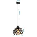 GobekUsa Crystal K9 Pendant Lamp: Industrial Nordic Chandeliers for Bedroom and Kitchen Lighting