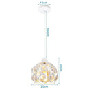 GobekUsa Crystal K9 Pendant Lamp: Industrial Nordic Chandeliers for Bedroom and Kitchen Lighting