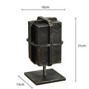 GobekUsa Geometric Block Binding Box Bronzer Sculpture - Home Decor Figurine Craft
