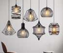 GobekUsa Cage Light Frame Pendant Industrial Single Head Black Nordic Creative Fixture