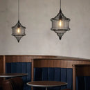 GobekUsa Cage Light Frame Pendant Industrial Single Head Black Nordic Creative Fixture