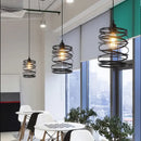 GobekUsa Cage Light Frame Pendant Industrial Single Head Black Nordic Creative Fixture