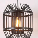 GobekUsa Cage Light Frame Pendant Industrial Single Head Black Nordic Creative Fixture