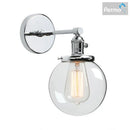GobekUsa Industrial Glass Canopy Wall Sconce Light for Kitchen Bathroom Corridor
