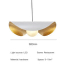 GobekUsa Lederam Manta Pendant: Industrial Black & Gold Ceiling Light with Lotus Leaf Design