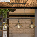 GobekUsa Farmhouse Metal Pendant Island Chandelier in Black for Dining Room with 3/4 Lights
