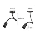 Industrial black gooseneck track lighting – clothing store fixture by Decorbites
