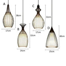 GobekUsa Iron Cage Pendant Lights for Dining Living Room Bar Cafe Restaurant Industrial Style