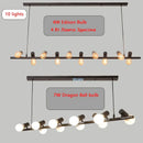 GobekUsa Industrial Kitchen Island Chandelier Light for Living Room Dining Pendant Lamps E27
