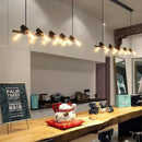 GobekUsa Industrial Kitchen Island Chandelier Light for Living Room Dining Pendant Lamps E27