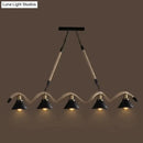 GobekUsa Simple retro led chandelier Nordic hemp rope cafe chandelier modern novelty American bar restaurant chandelier ceiling