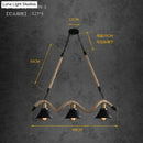 GobekUsa Simple retro led chandelier Nordic hemp rope cafe chandelier modern novelty American bar restaurant chandelier ceiling