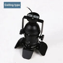 GobekUsa Loft Dome Track Light: Retro Industrial Adjustable Lamp for Store, Cafe, Restaurant