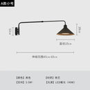 GobekUsa Industrial Telescopic Swing Arm Wall Lamp for Decorative Living Spaces