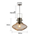 GobekUsa Cage Pendant Light: Nordic LED Minimalist Industrial Dining Lamp