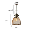 GobekUsa Cage Pendant Light: Nordic LED Minimalist Industrial Dining Lamp