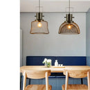 GobekUsa Cage Pendant Light: Nordic LED Minimalist Industrial Dining Lamp