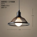 GobekUsa Industrial Birdcage Chandelier: Retro Iron Net Hanging Lamp for Creative Home Lighting