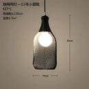 GobekUsa Industrial Birdcage Chandelier: Retro Iron Net Hanging Lamp for Creative Home Lighting