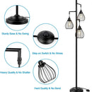 GobekUsa LED Birdcage Floor Lamp for Home Décor and Reading in Bedroom, Study, Living Room.