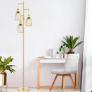 GobekUsa LED Birdcage Floor Lamp for Home Décor and Reading in Bedroom, Study, Living Room.