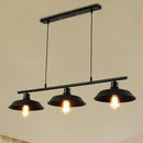GobekUsa Industrial Black Metal Pendant Lighting - 3-Light Island Fixture for Bedroom".