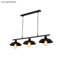 GobekUsa Industrial Black Metal Pendant Lighting - 3-Light Island Fixture for Bedroom".