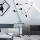 GobekUsa Adjustable Arm Floor Lamp: Japanese Ceiling Light for Industrial Loft Decor