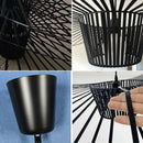 GobekUsa Industrial Art Hat LED Chandelier for Living Dining Room Pendant Lights