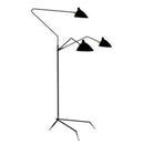 GobekUsa Black Serge Mouille Tripod Floor Lamp - Loft Industrial Standing Lamp