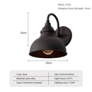GobekUsa Industrial LED Outdoor Waterproof Wall Lamp for Retro Patio, Living Room, Bar, Cafe