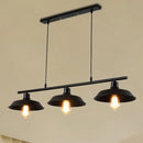 GobekUsa Industrial Black Metal Pendant Lighting - 3-Light Island Fixture for Bedroom".